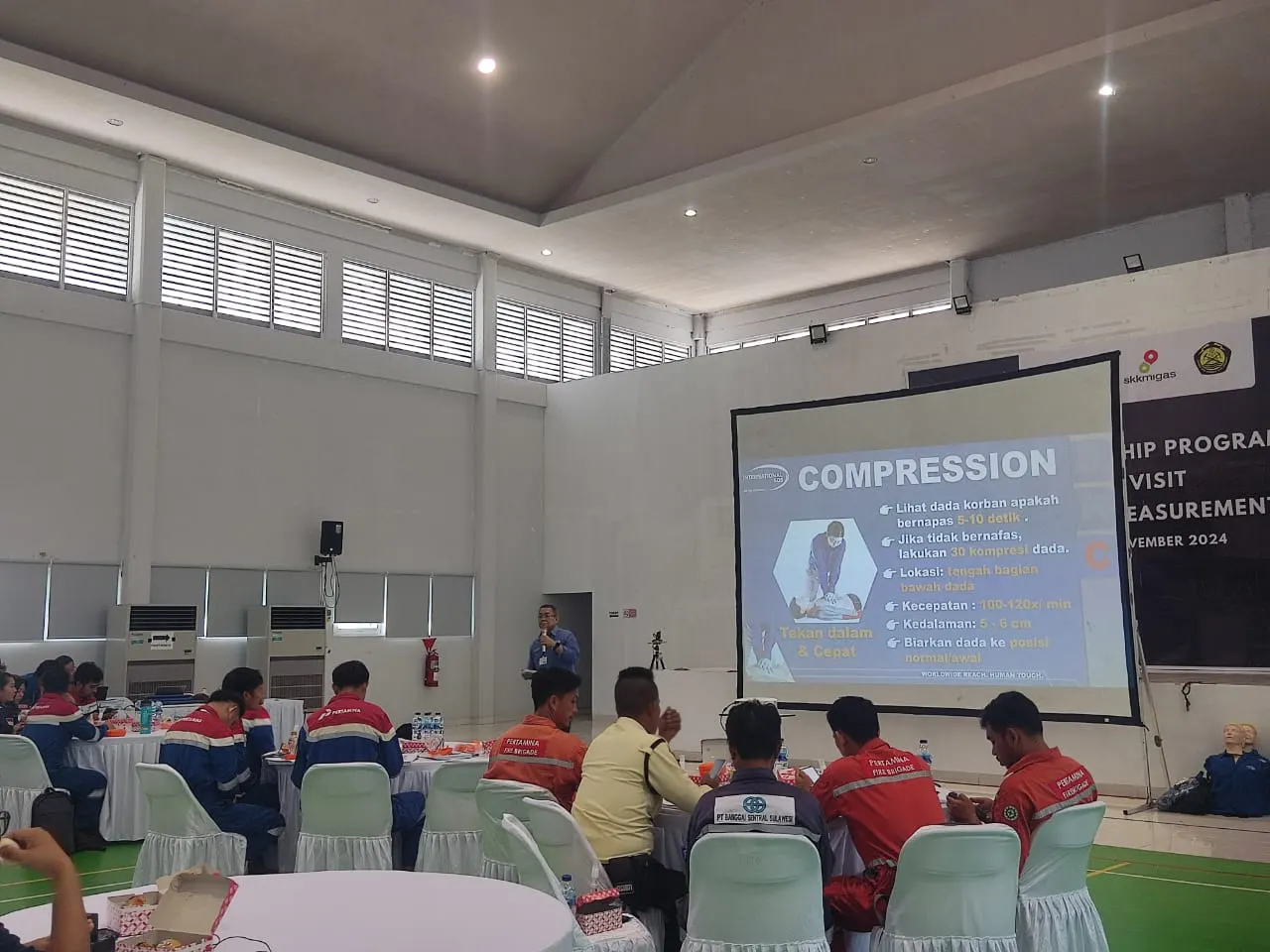 Dokumentasi pelatihan K3 kegiatan 10